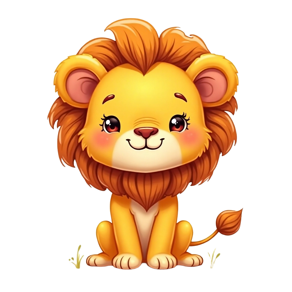 Cute Lion Cub