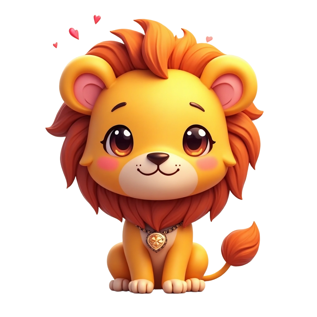 Cute Lion Cartoon