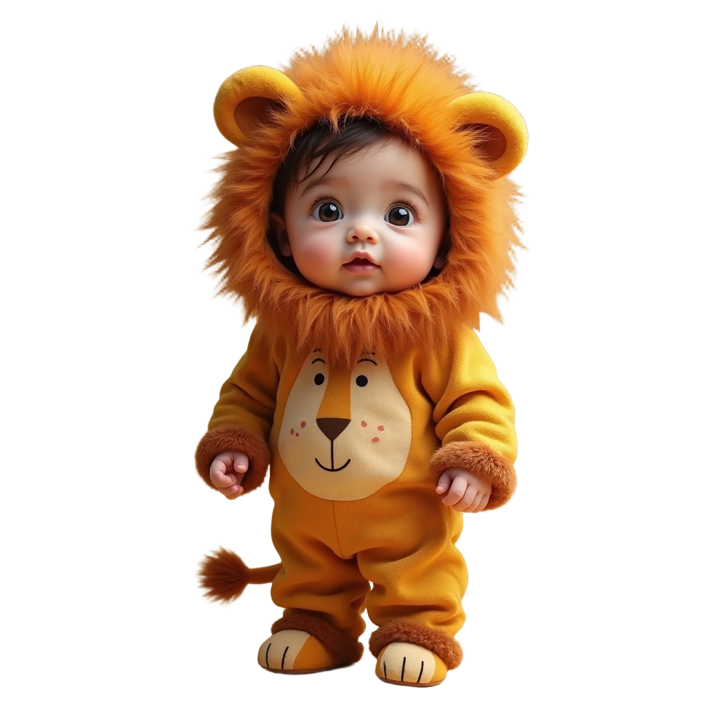 Adorable Lion Costume Baby