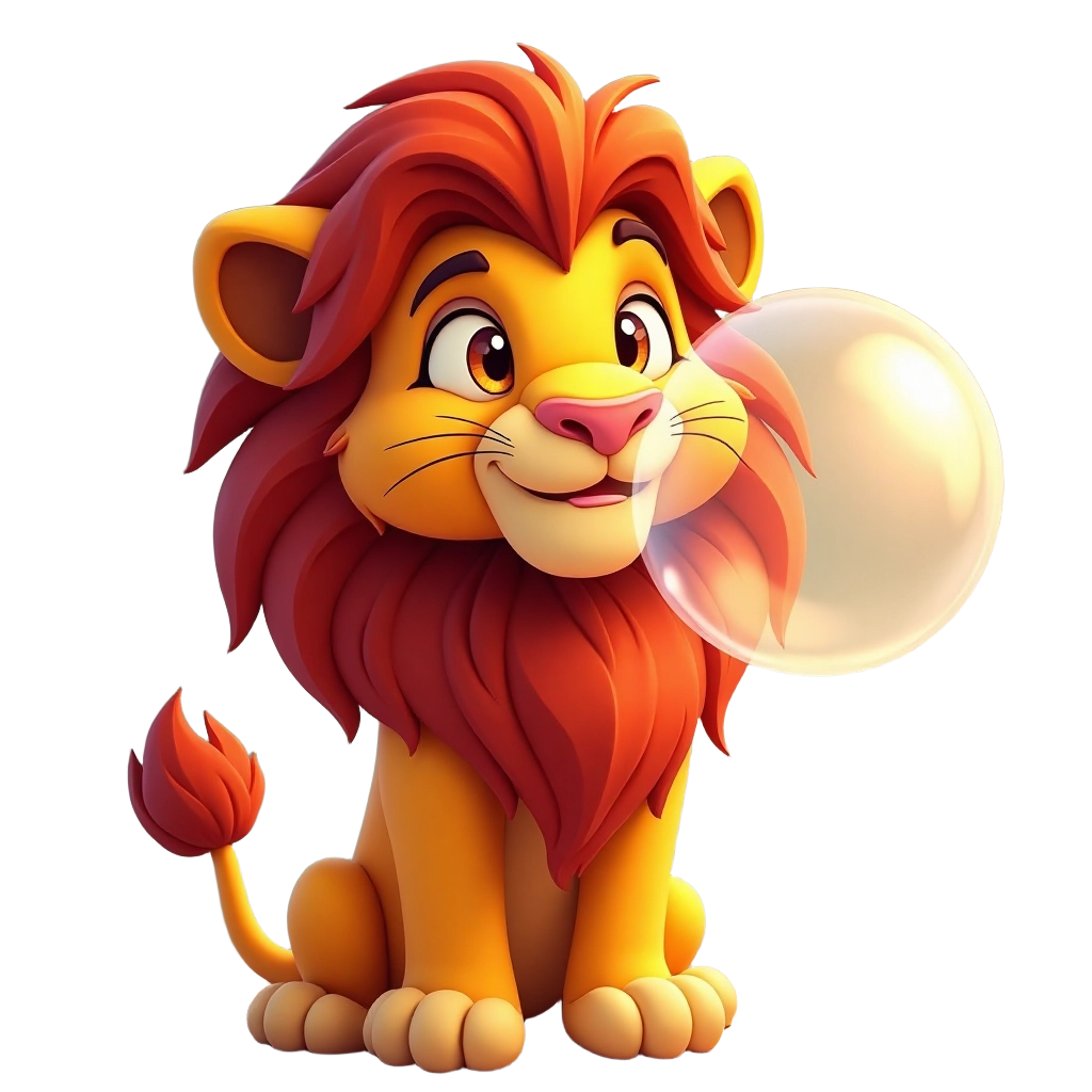 Bubble Gum Lion