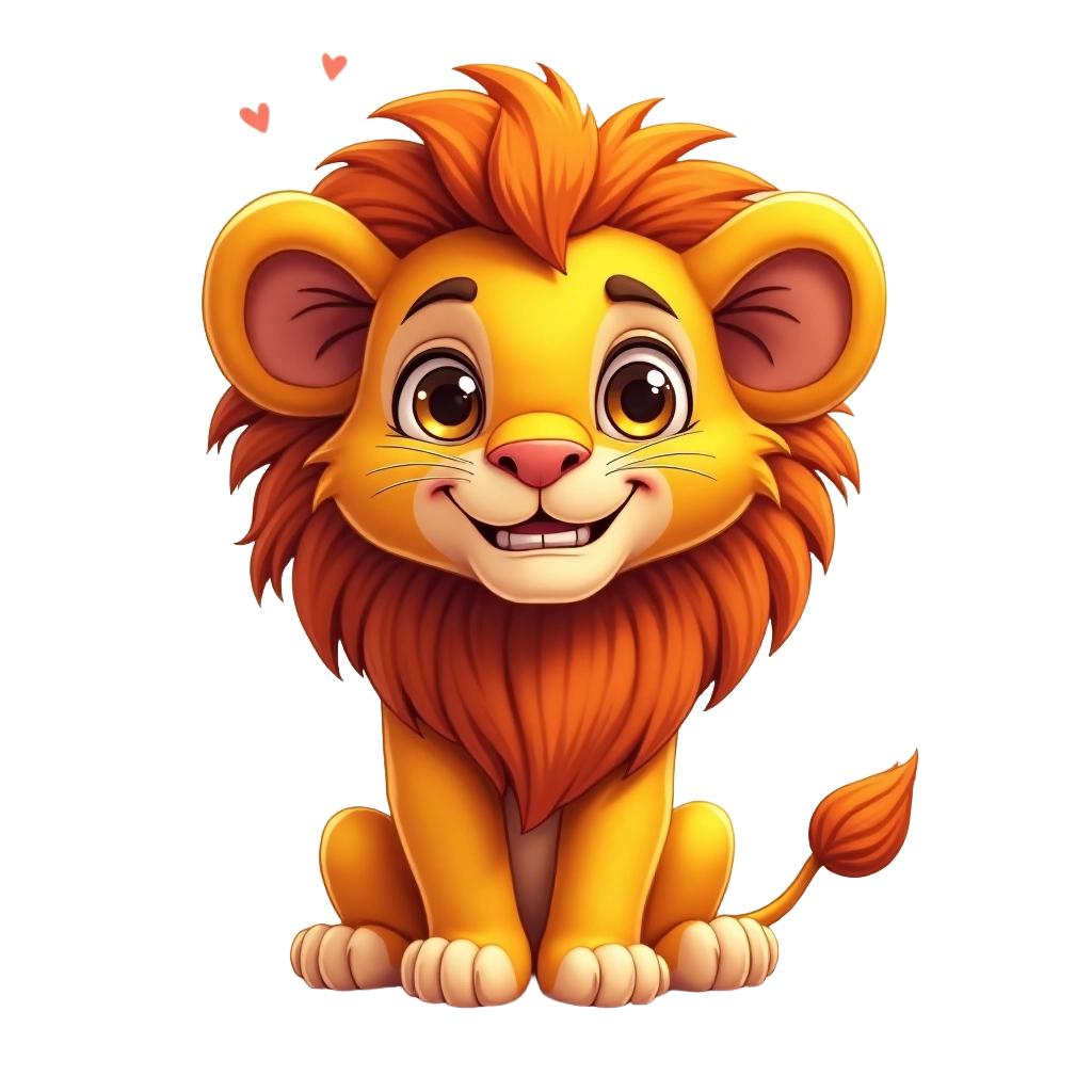 Cute Lion Cub