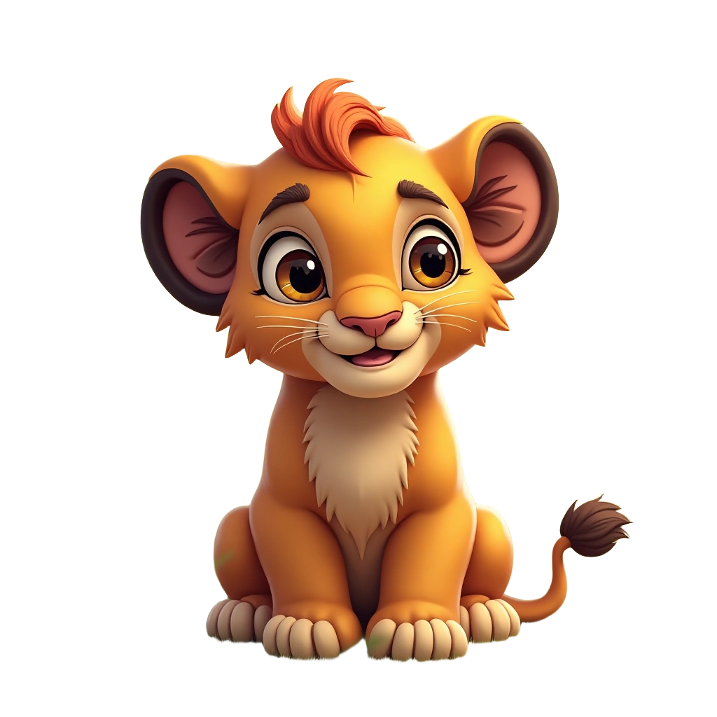 Adorable Lion Cub