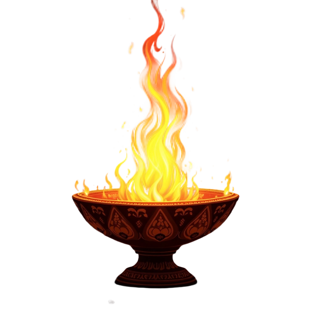 Flaming Offering Bowl