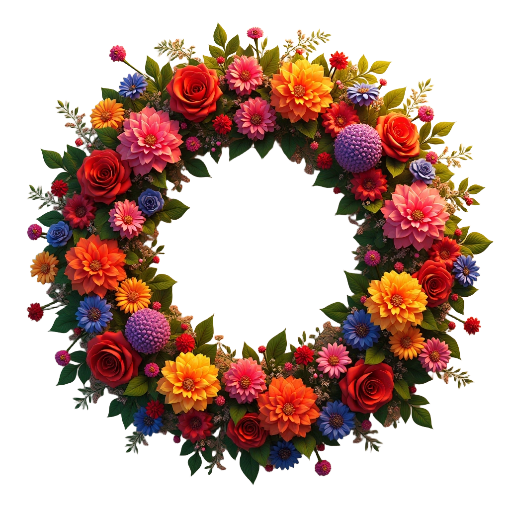 Autumn Floral Wreath