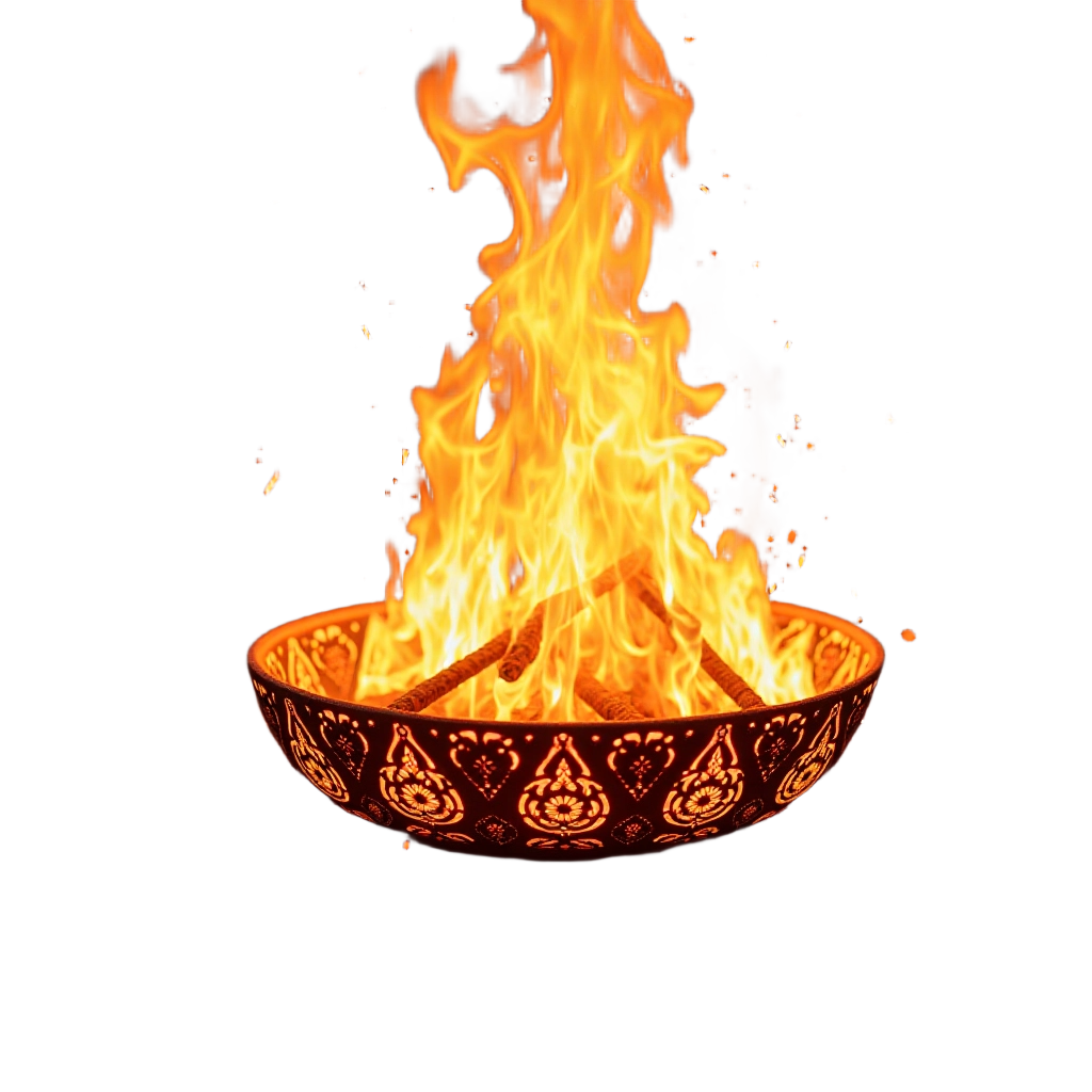 Blazing Fire Pit