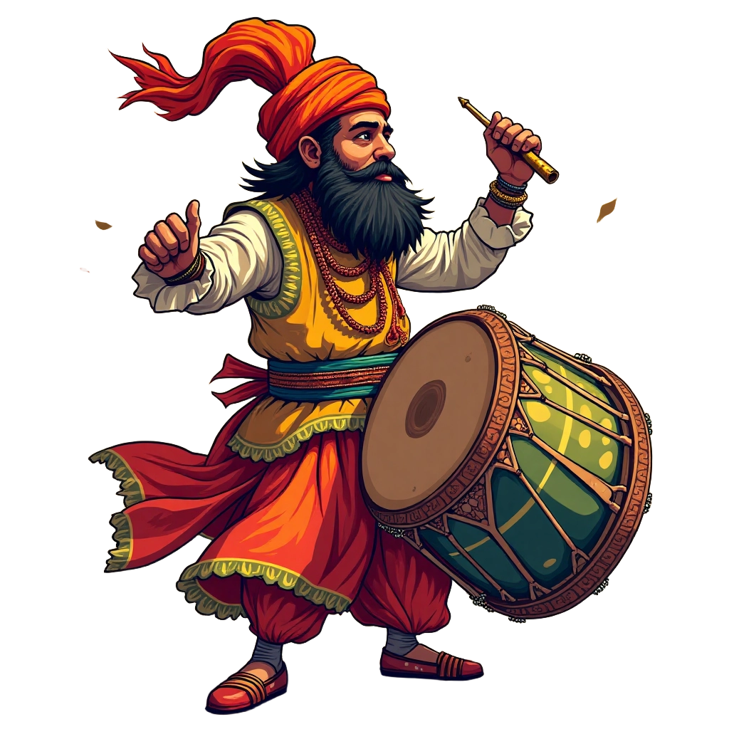 Traditional Drummer