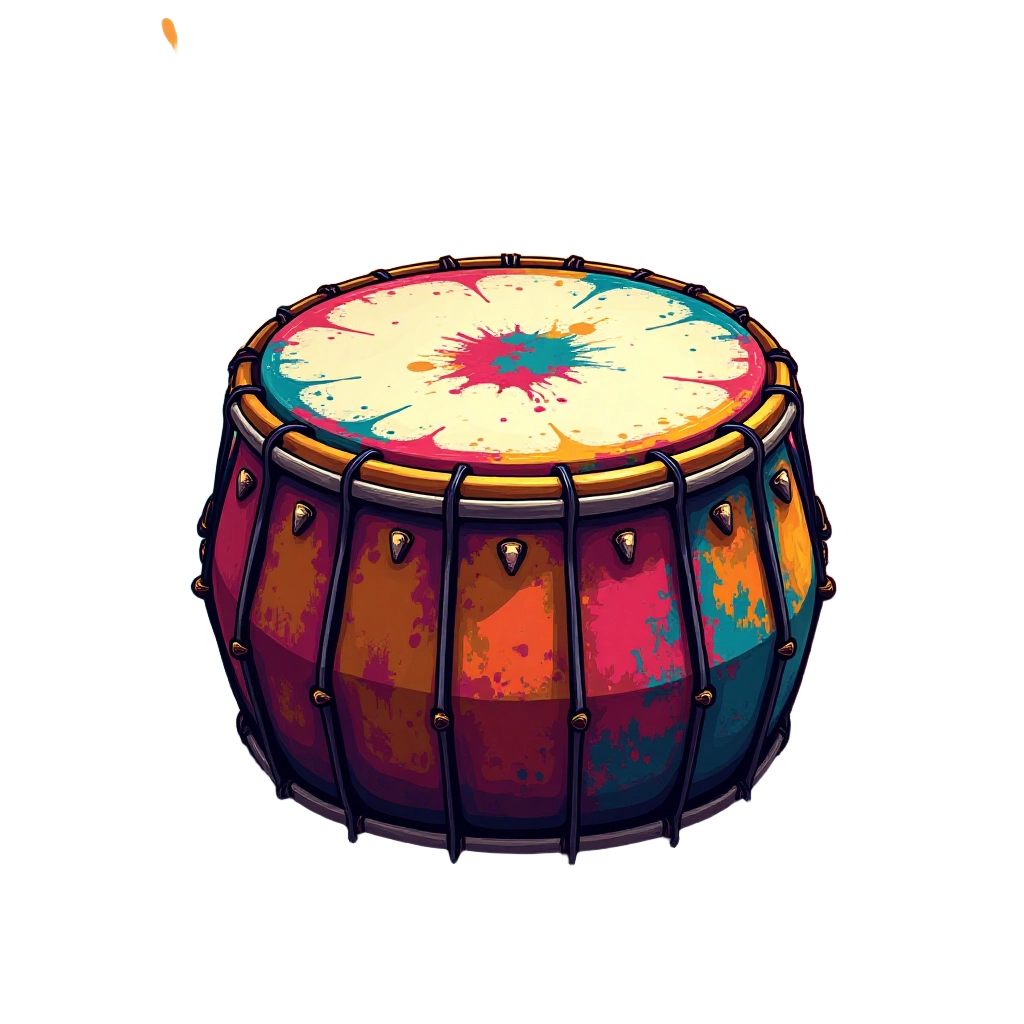 Colorful Drum