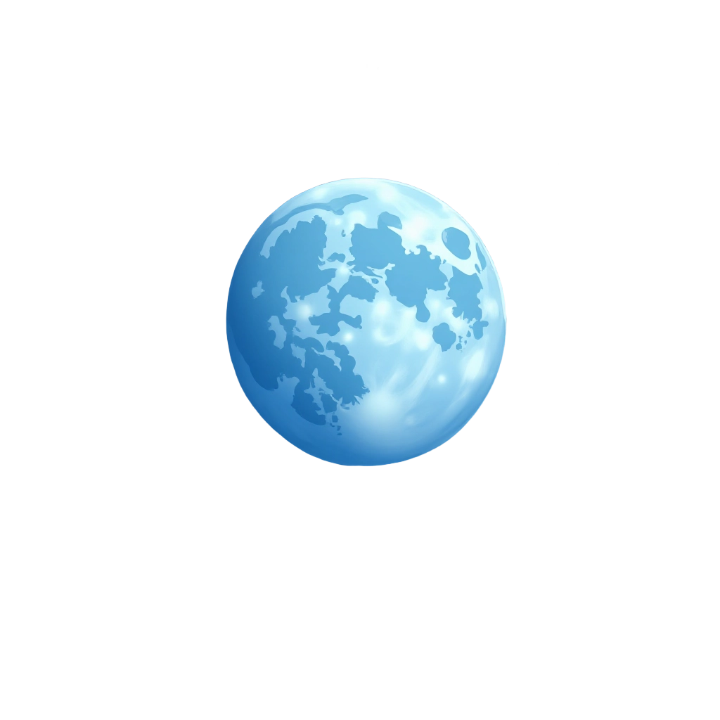 Full Moon in the Night Sky