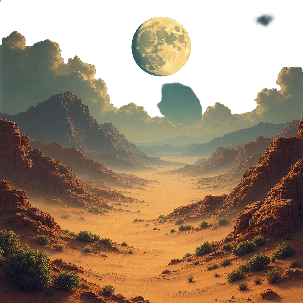 Desert Moonrise