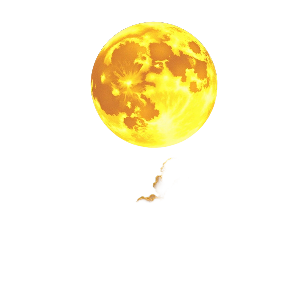 Golden Moon over the Land