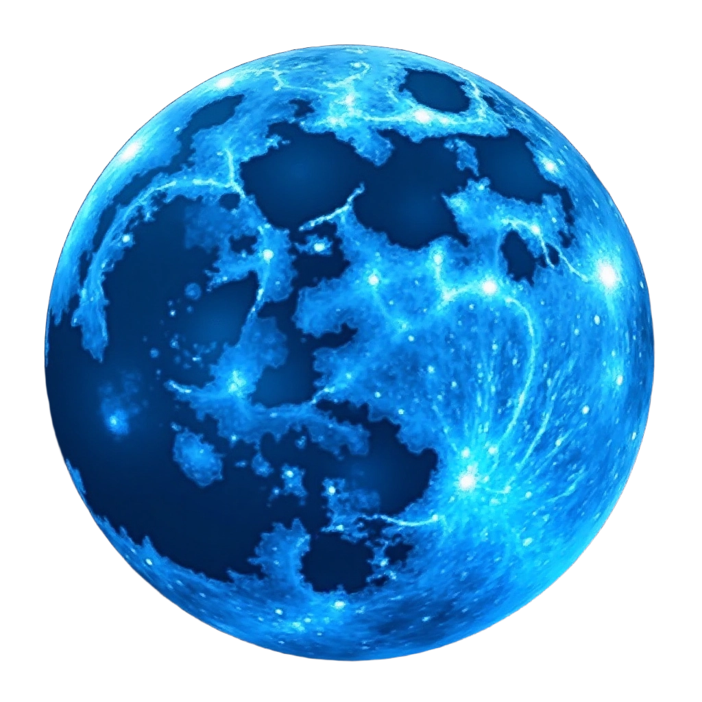 Luminous Blue Sphere