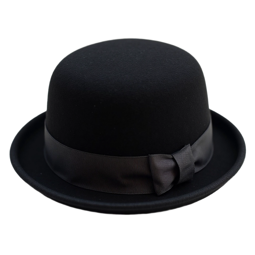 Classic Black Bowler Hat