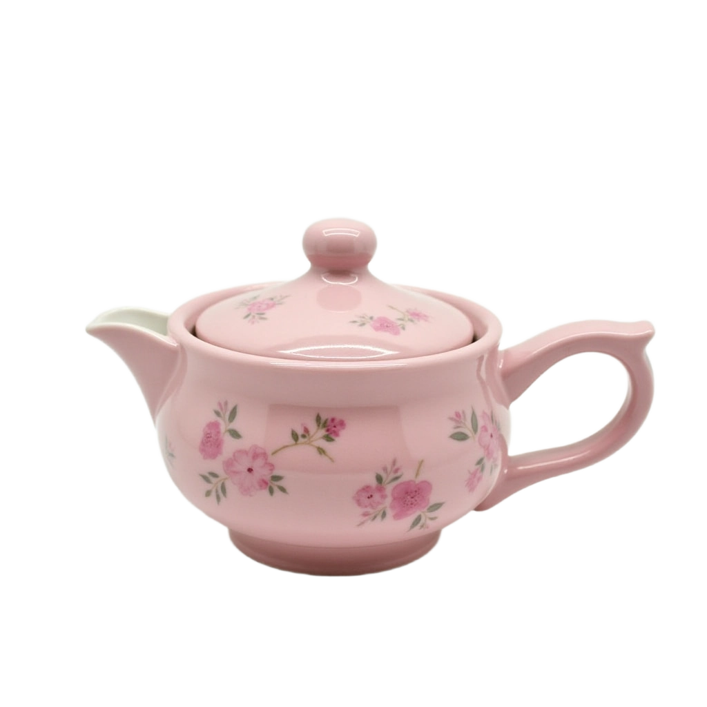 Elegant Floral Teapot