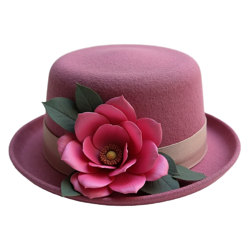 Elegant Floral Hat