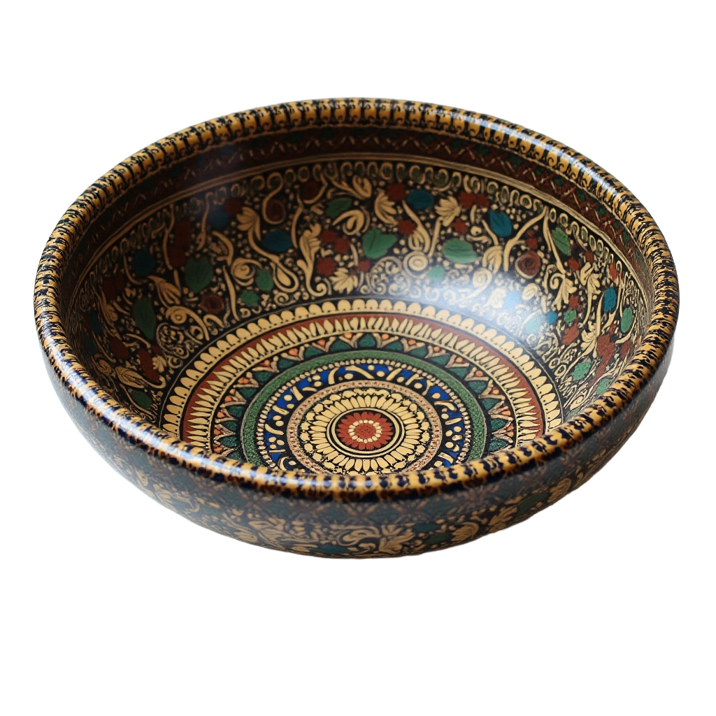 Hand-Painted Decorative Bowl