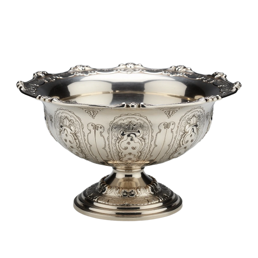 Ornate Silver Bowl