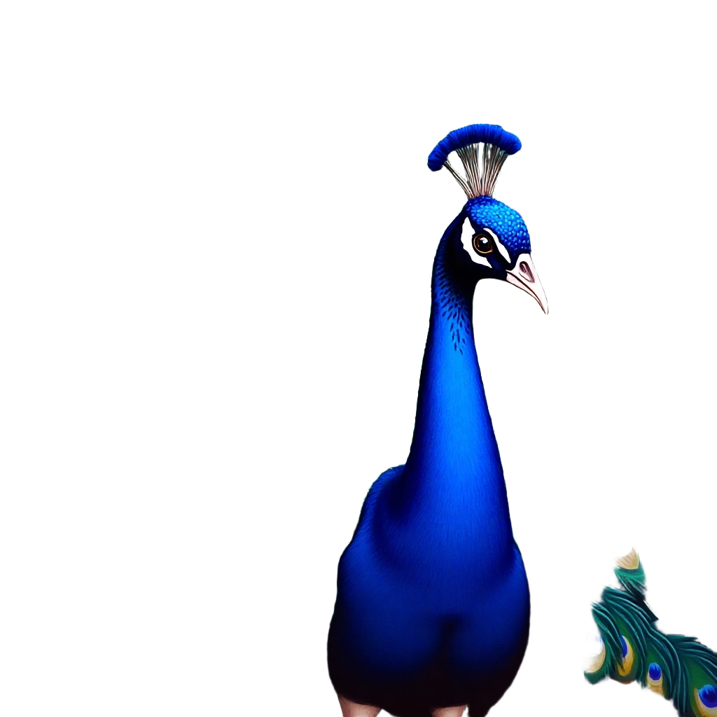 Majestic Blue Peacock