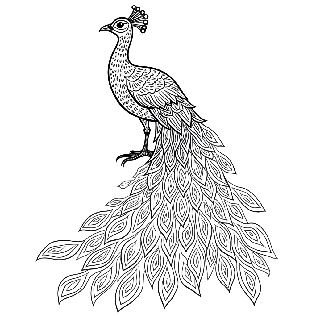 Elegant Peacock