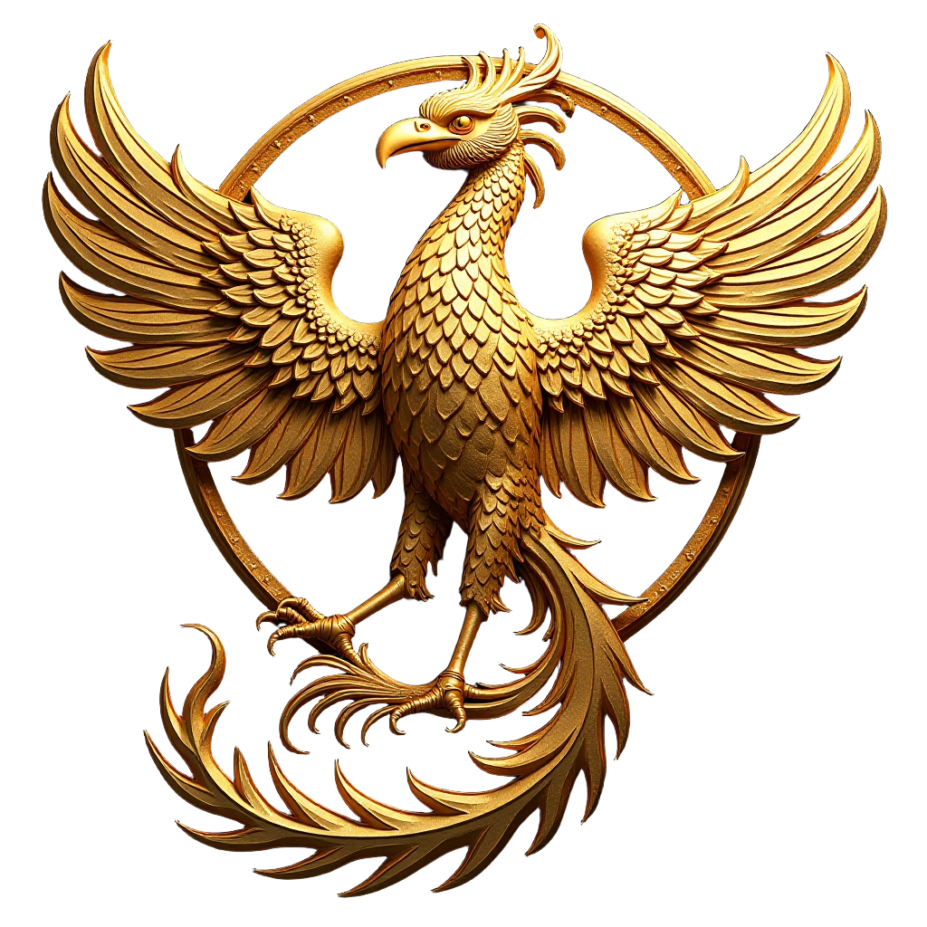 Golden Phoenix Emblem