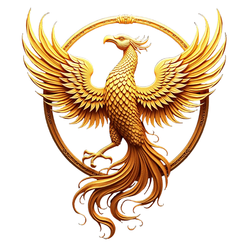 Golden Phoenix Emblem