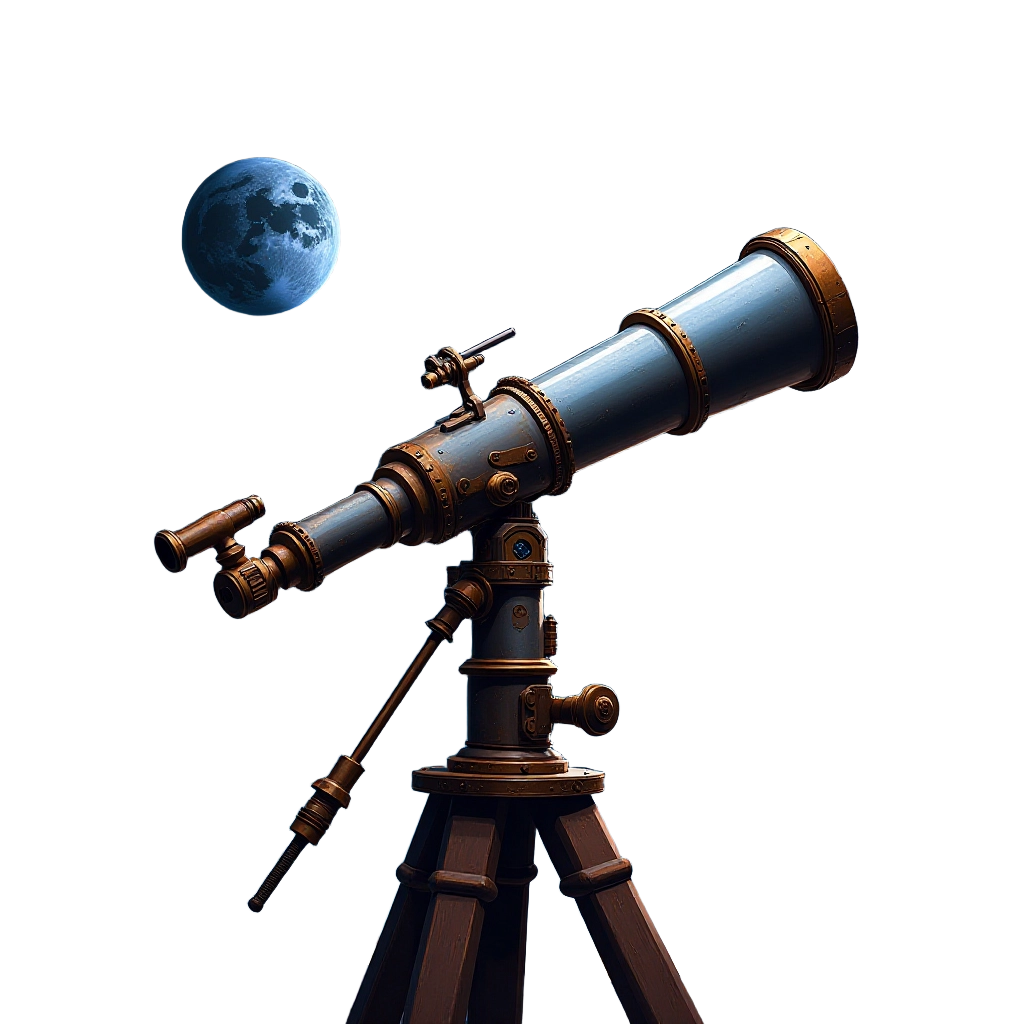 Moonlit Telescope