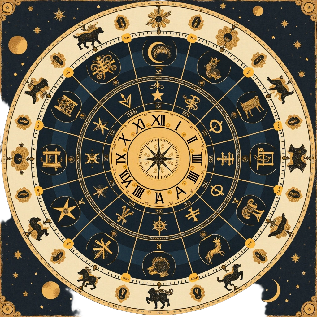 Celestial Zodiac Wheel