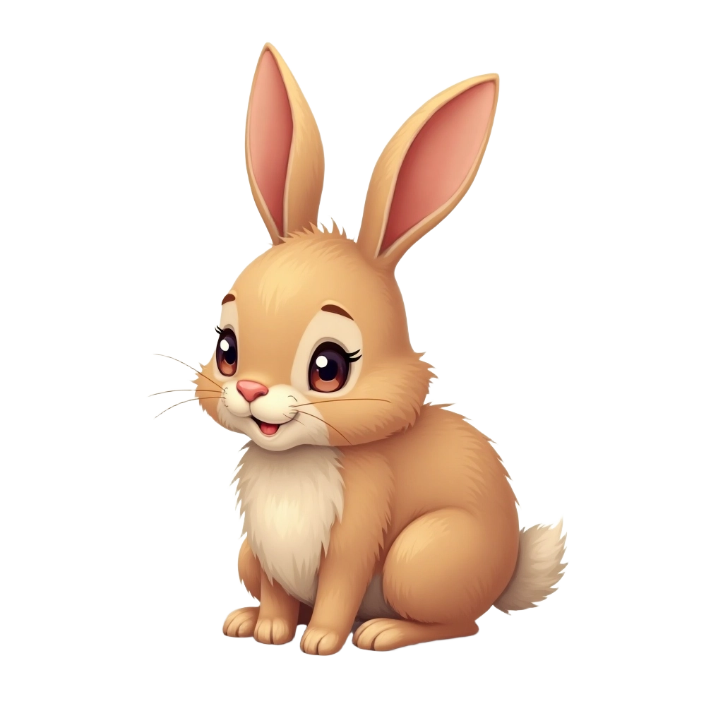 Adorable Cartoon Bunny