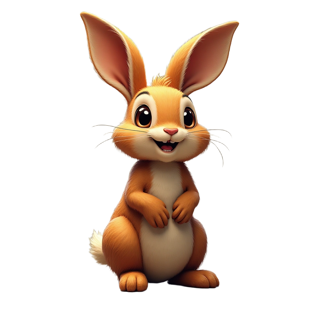 Cute Cartoon Rabbit