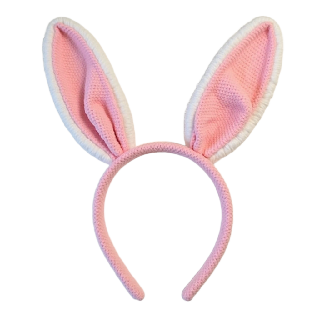 Pink Bunny Ears Headband