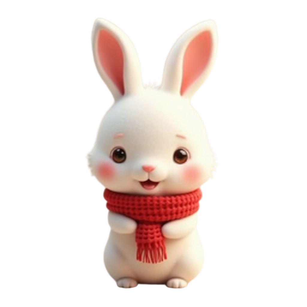 Cute Winter Bunny