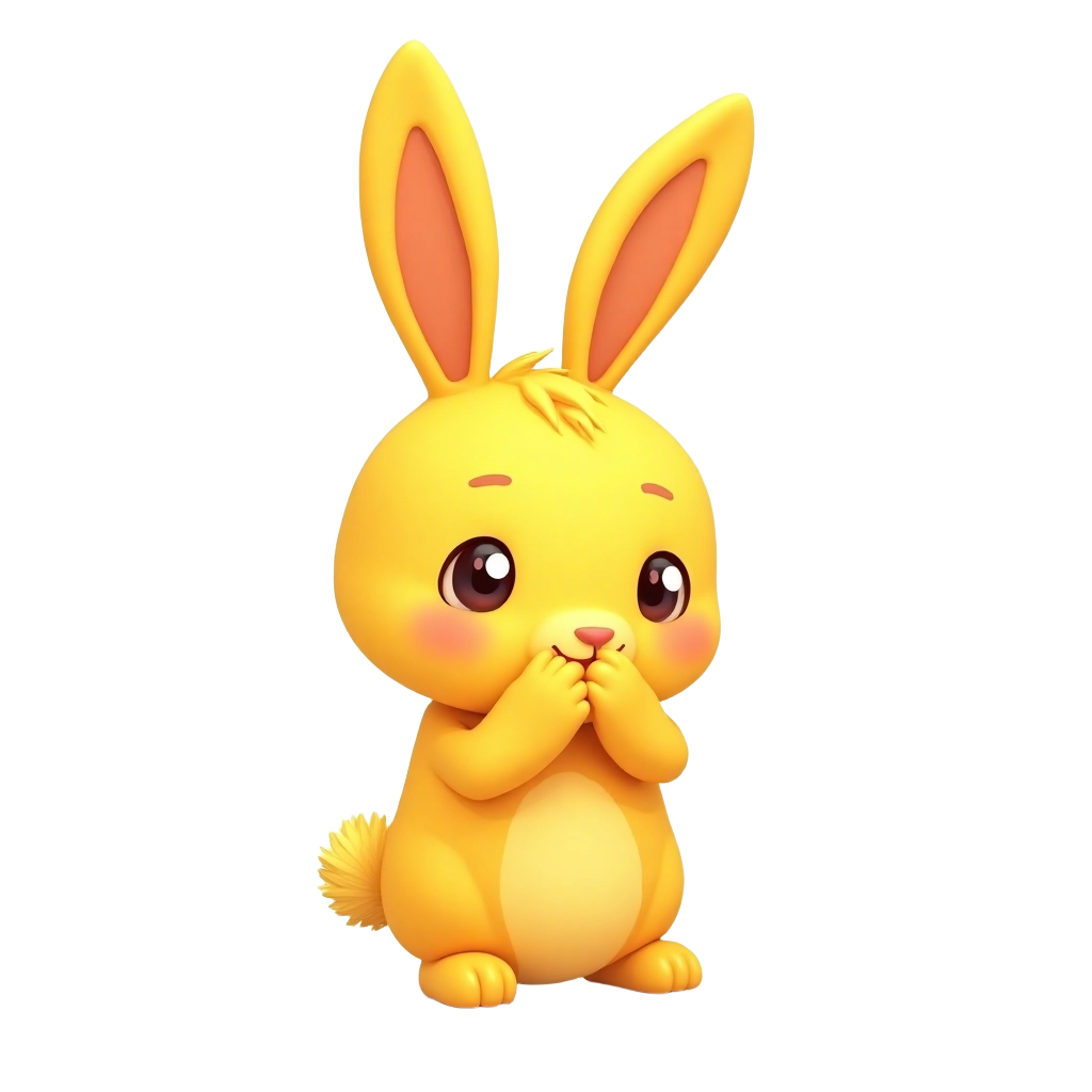 Cute Yellow Rabbit