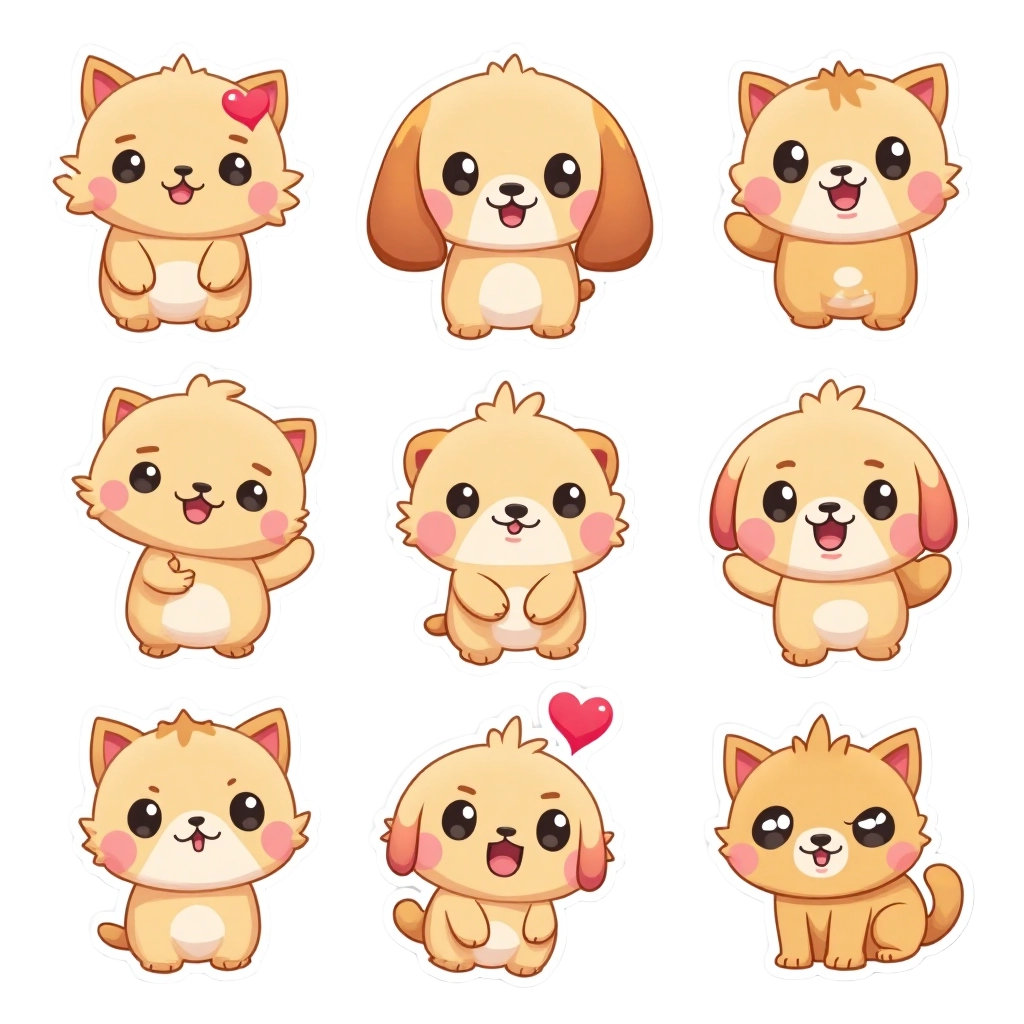 Cute Pet Stickers