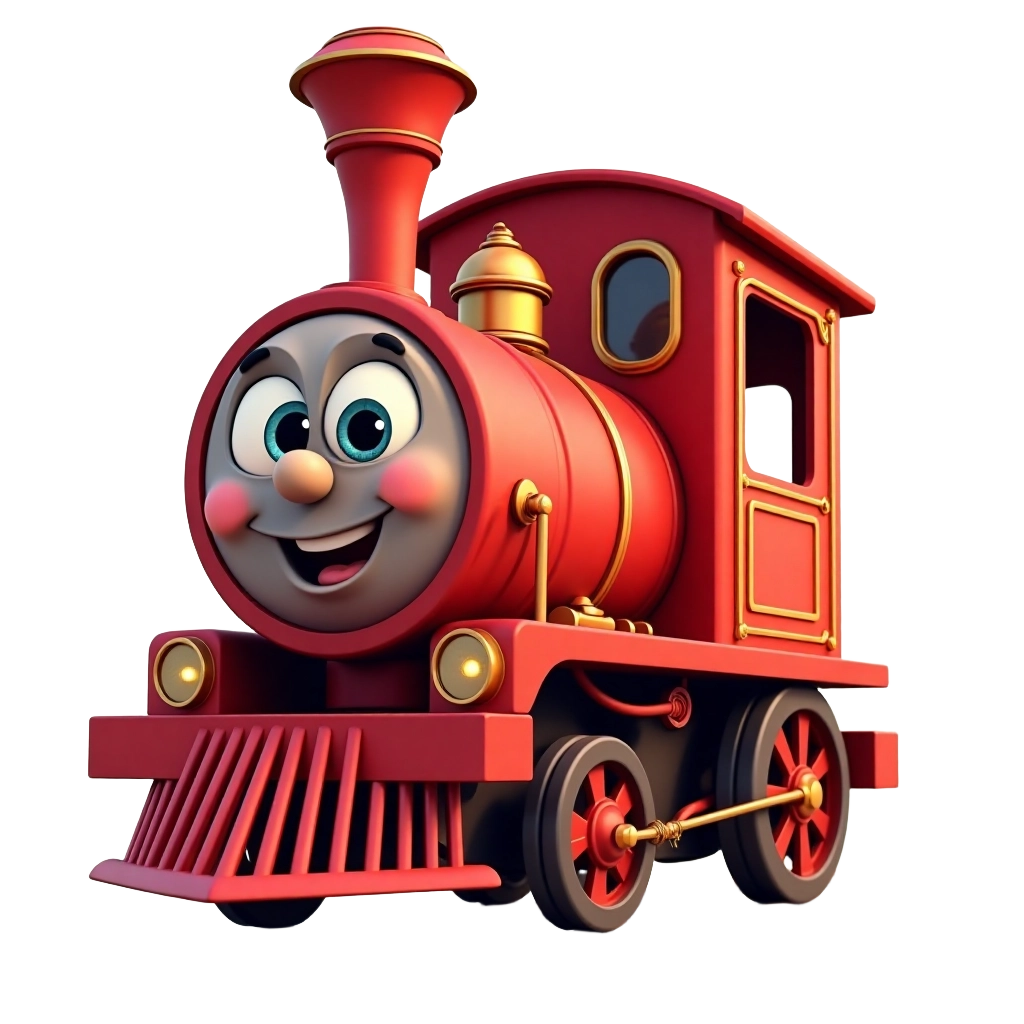 Happy Cartoon Train