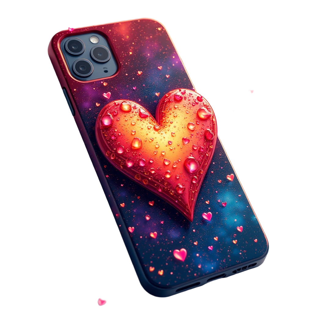 Starry Heart Phone Case