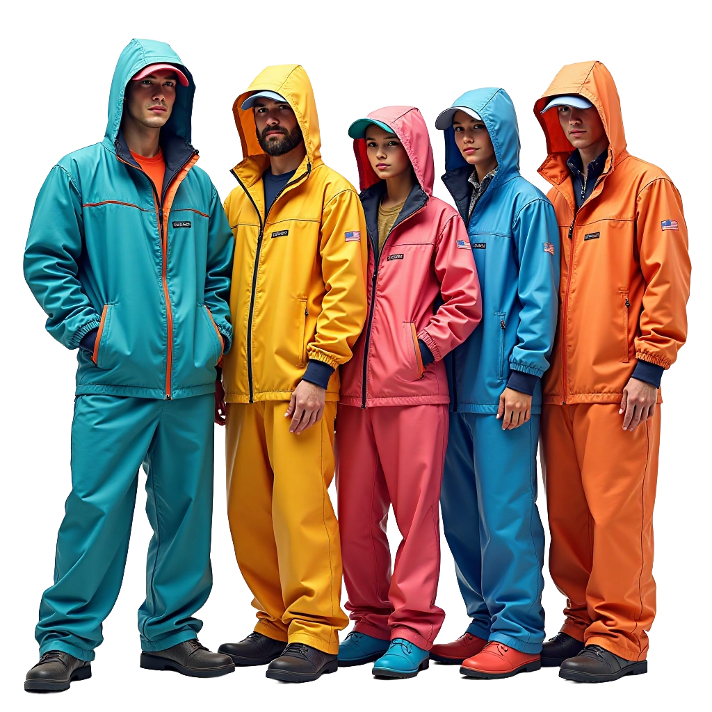 Colorful Raincoats