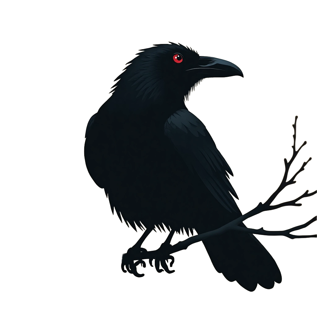 Mysterious Raven