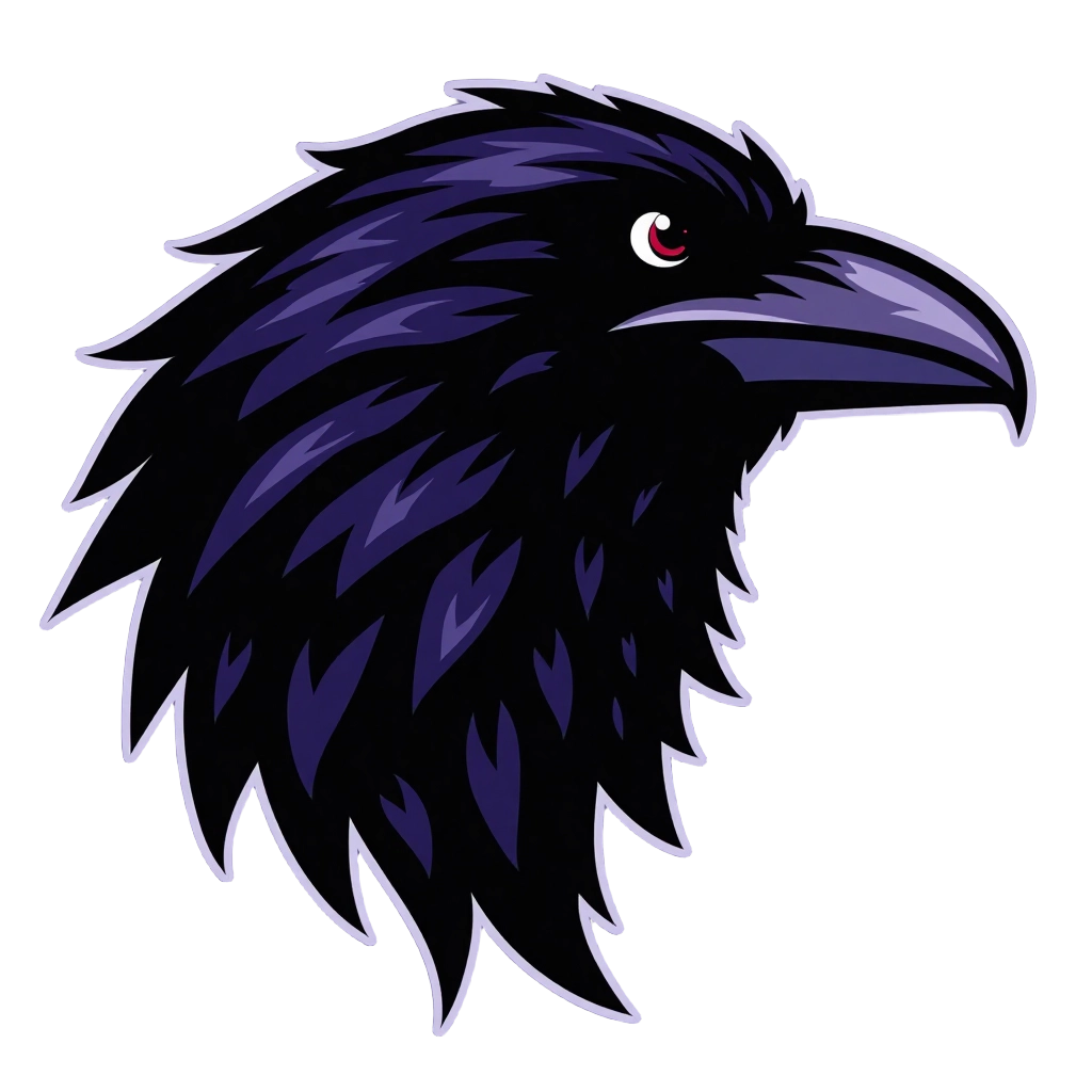 Raven Mascot Logo