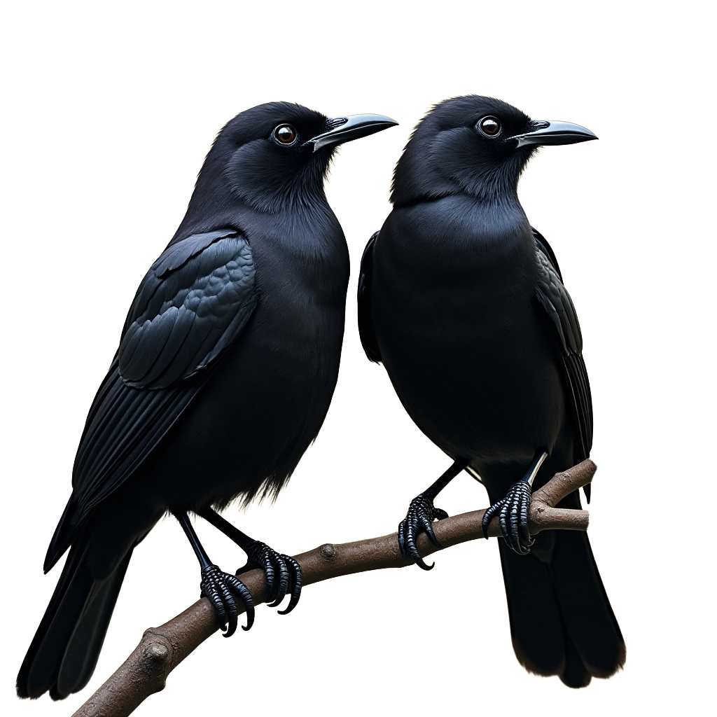 Two Crows on a Branch