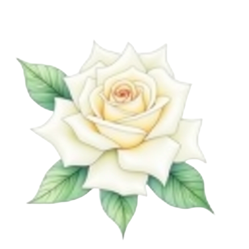 Elegant White Rose