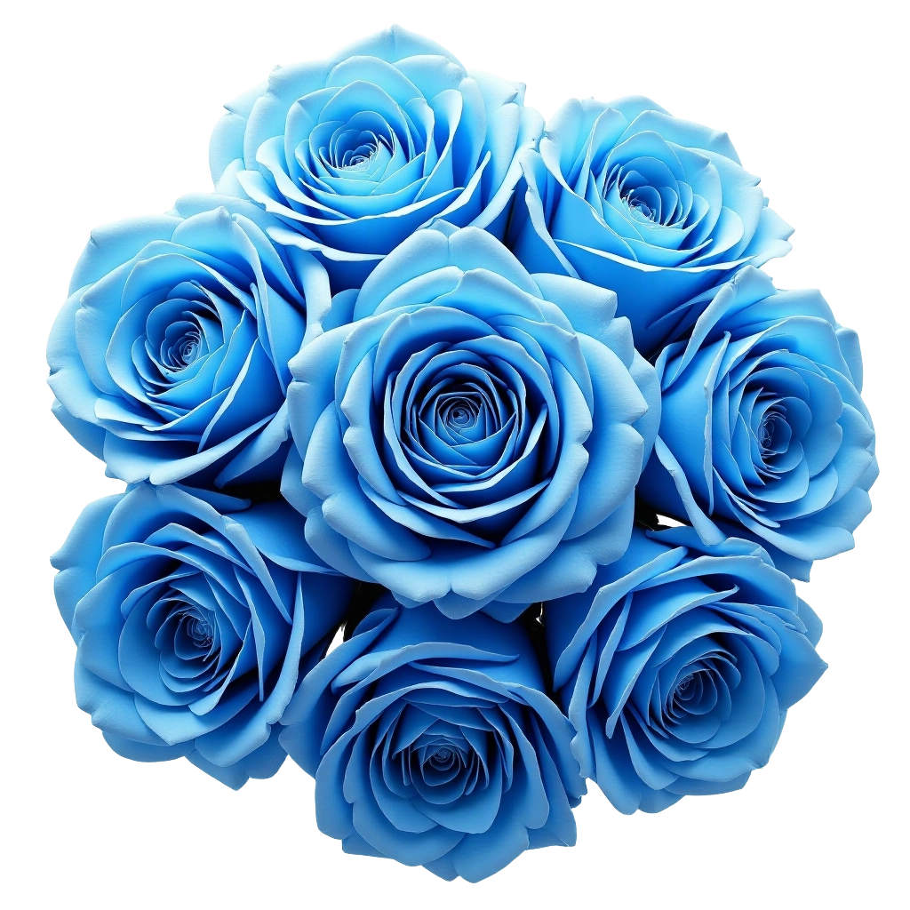 Blue Rose Bouquet