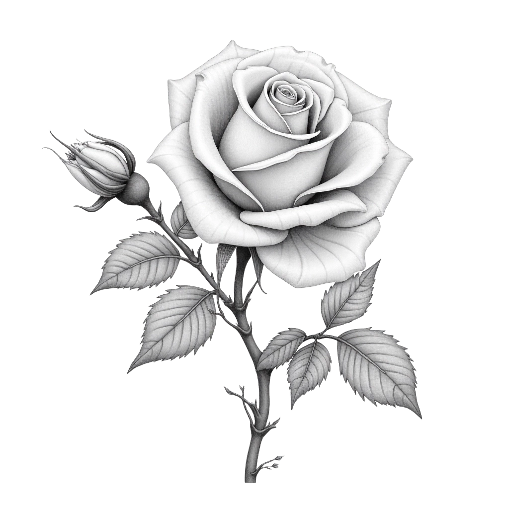 Monochrome Rose