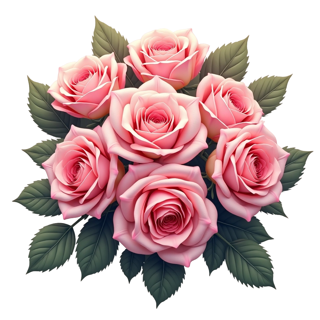 Pink Rose Bouquet