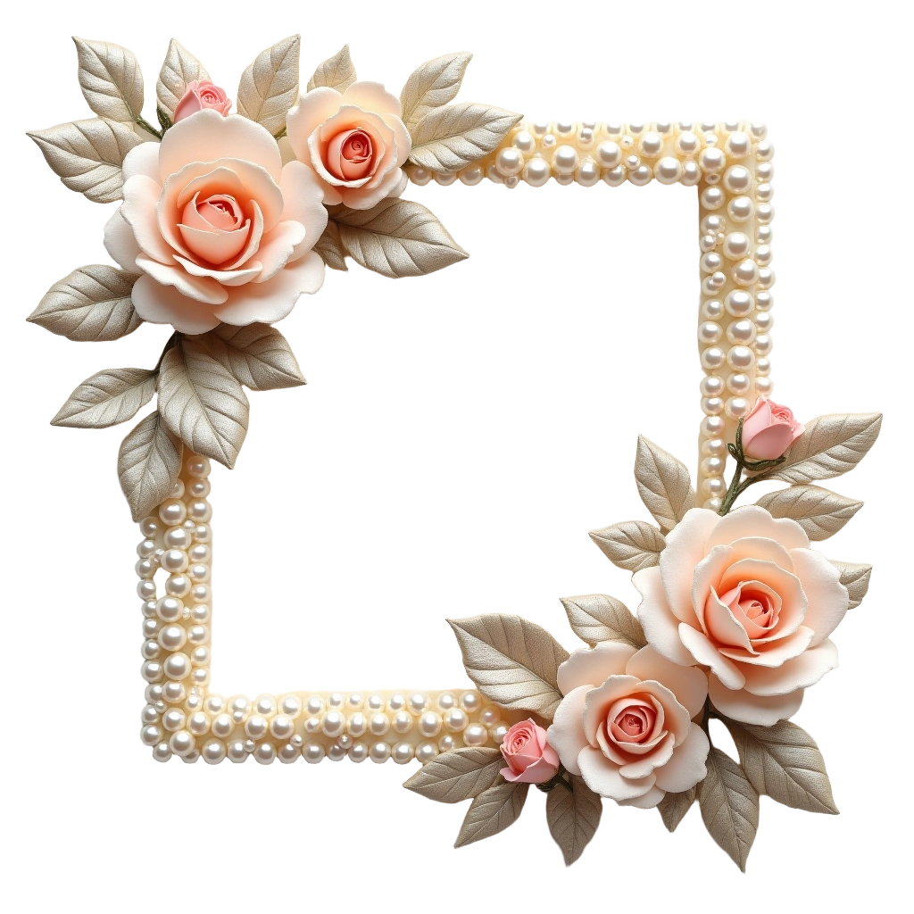 Elegant Floral Frame