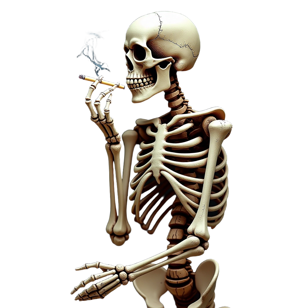 Smoking Skeleton