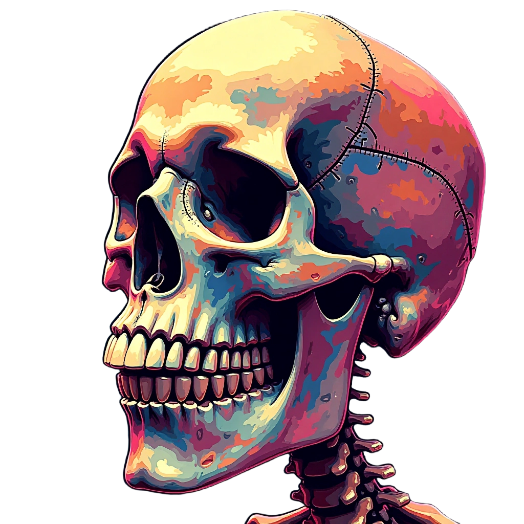 Psychedelic Skull