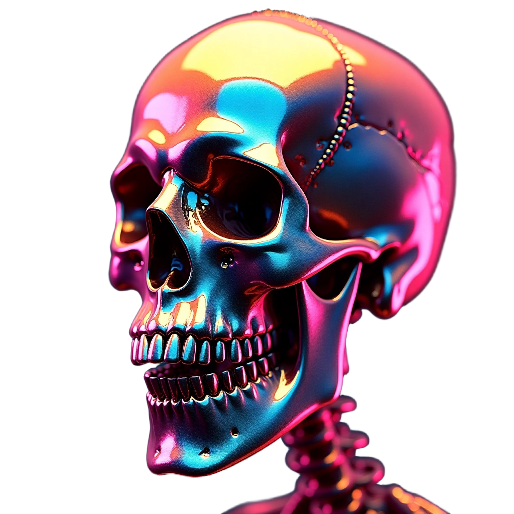 Neon Skull