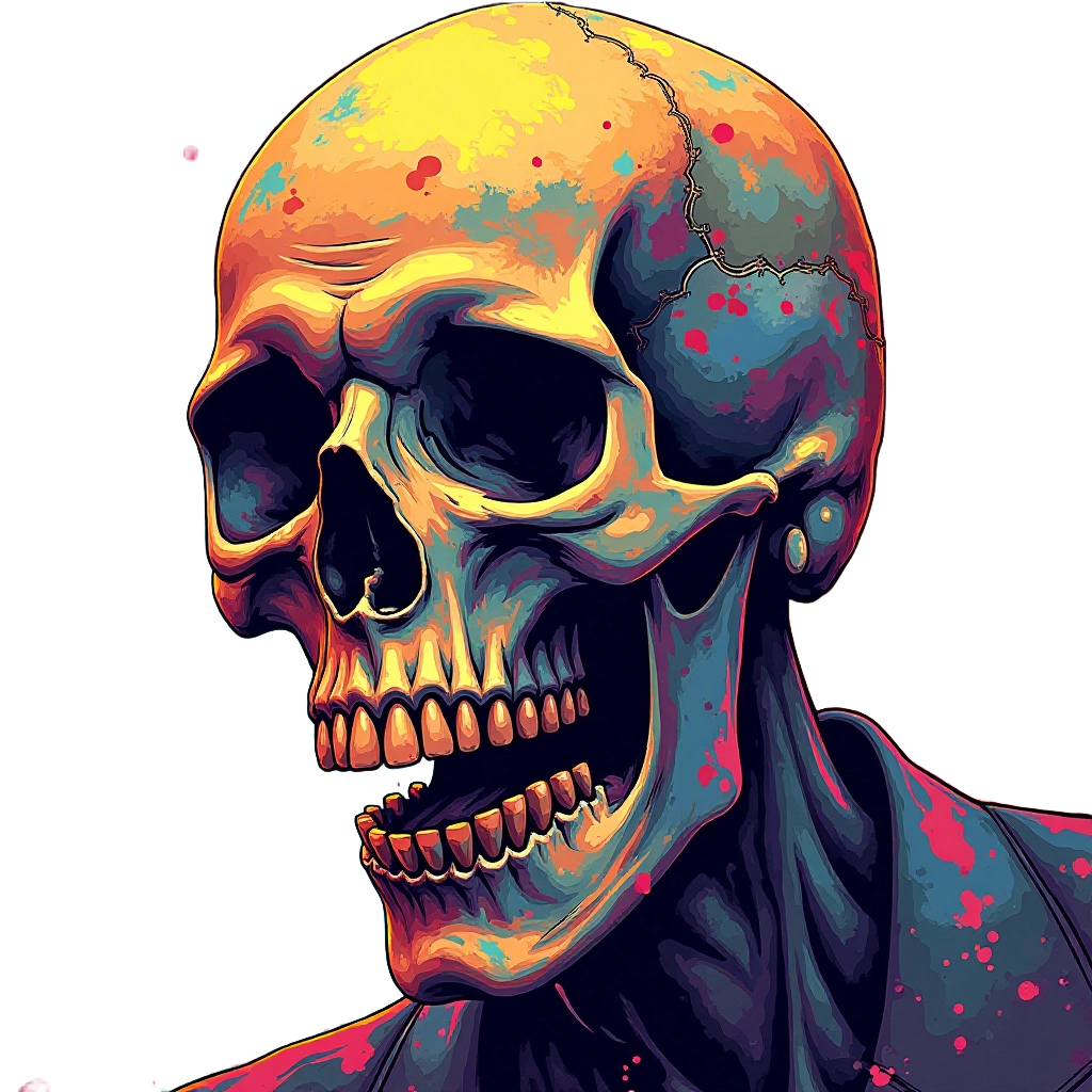 Vibrant Skull