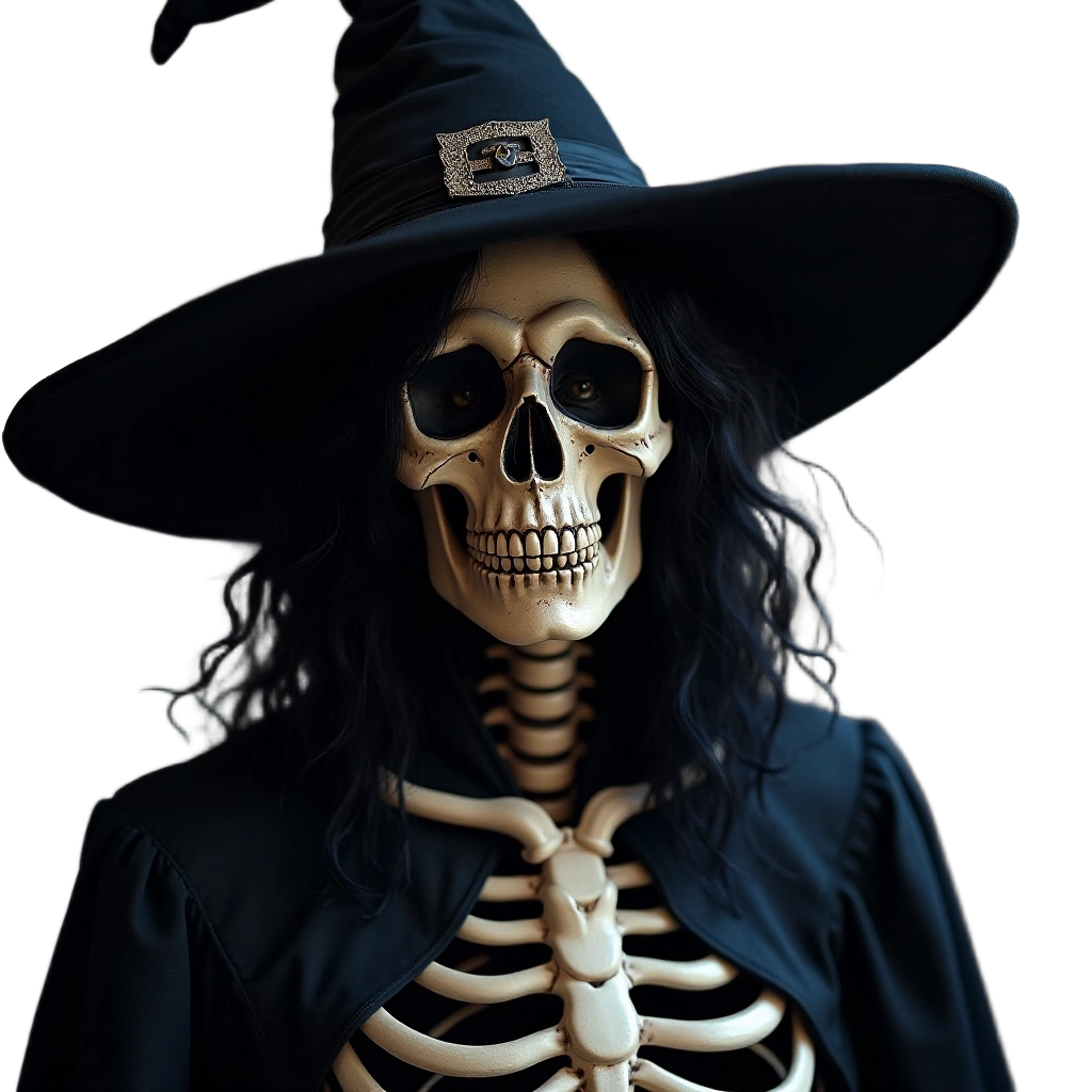 Eerie Witch Skeleton