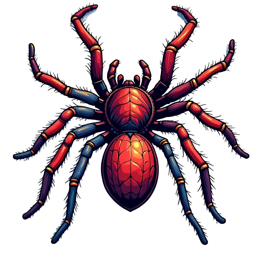 Colorful Spider Illustration