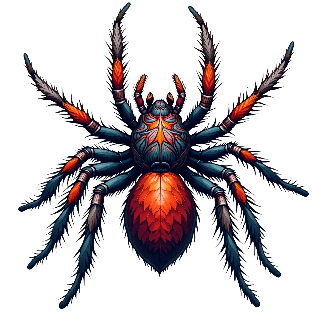 Vibrant Tarantula